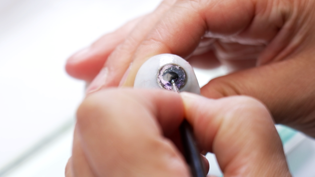 Ocular prosthetics serve as tools for creative expression