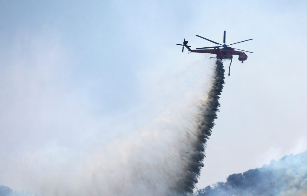 Helicopter involved in Utah wildfire response crashes, two occupants unaccounted for