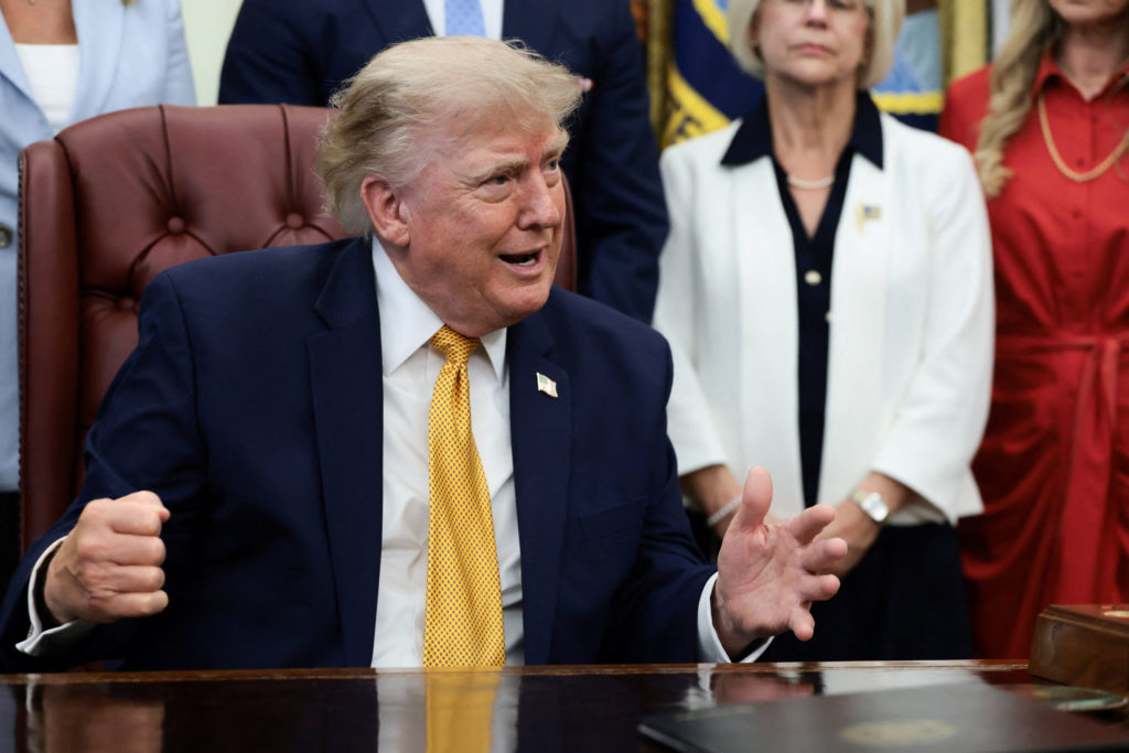 Trump criticizes Pirro over court filing related to Reflecting Pool issue