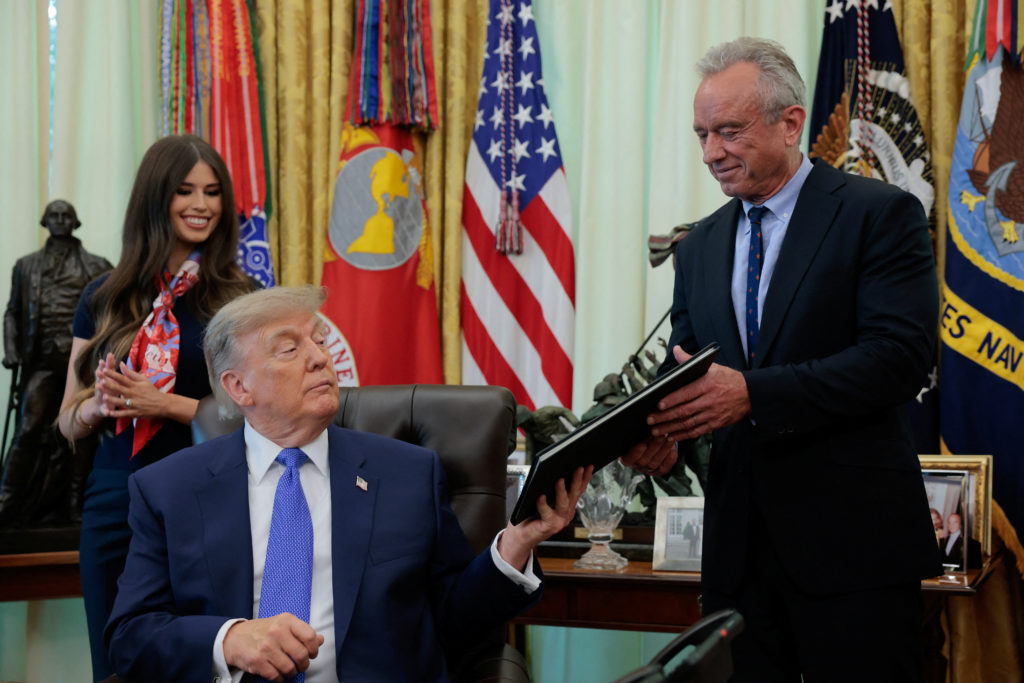 Trump proposes splitting combination vaccines into separate injections