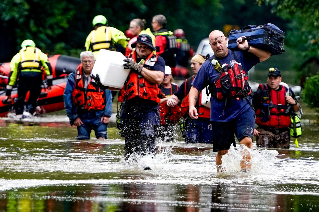 Seven people have died due to flooding in Indiana following heavy rain