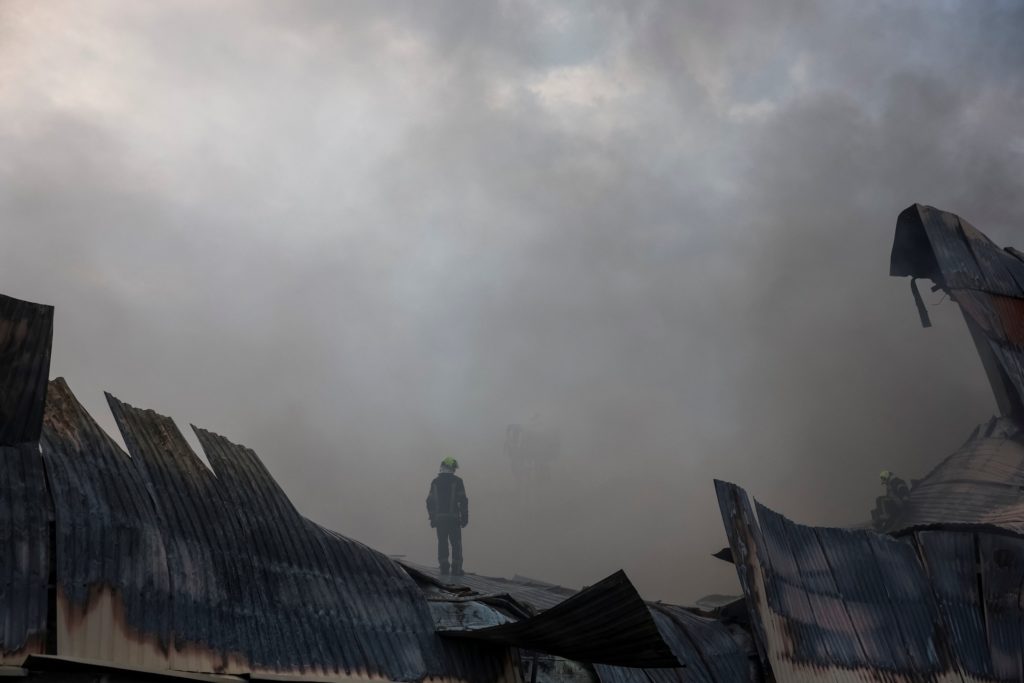 Russian missile strikes target Kyiv, resulting in civilian casualties