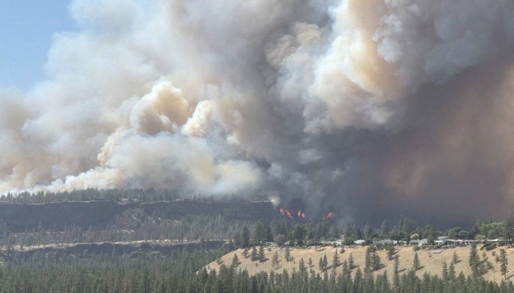 Man arrested in connection with wildfires in Spokane area, Washington