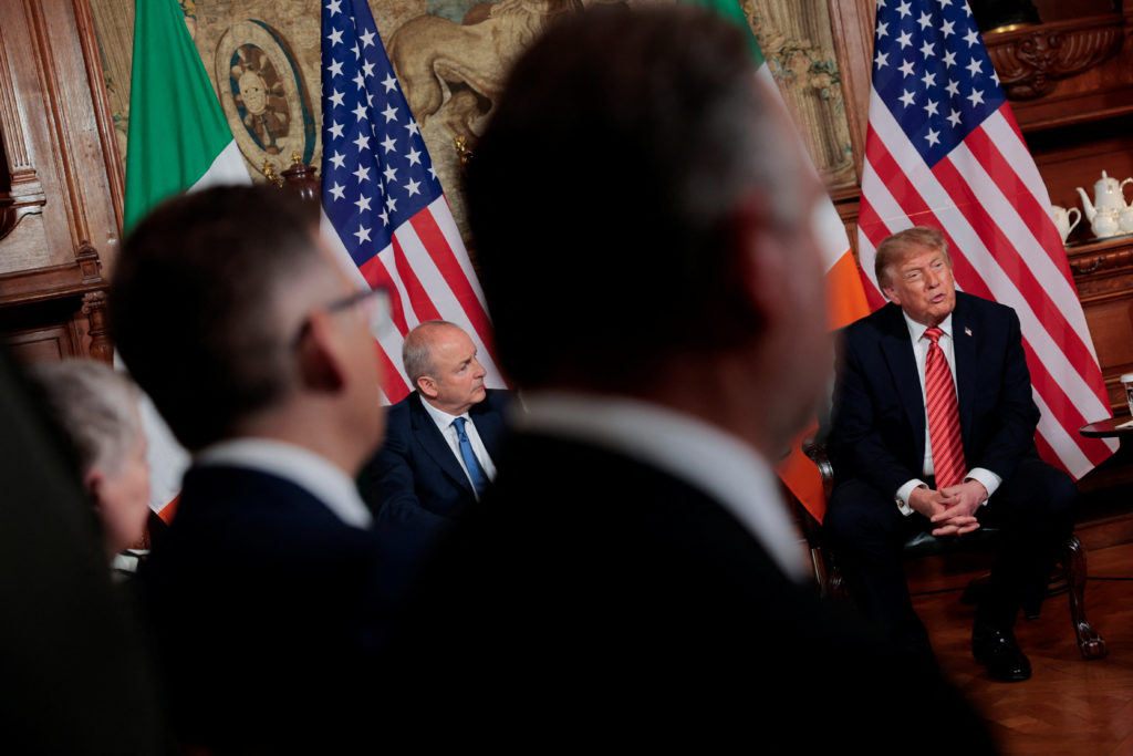Trump expresses support for reunification of Ireland and Northern Ireland
