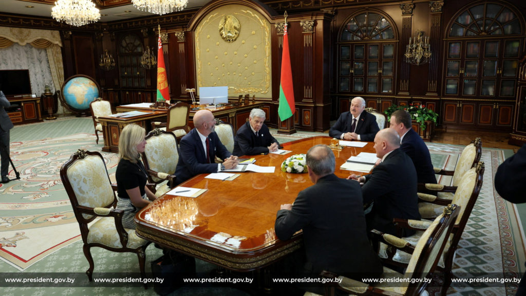 Belarus leader Lukashenko meets U.S. envoy regarding sanctions