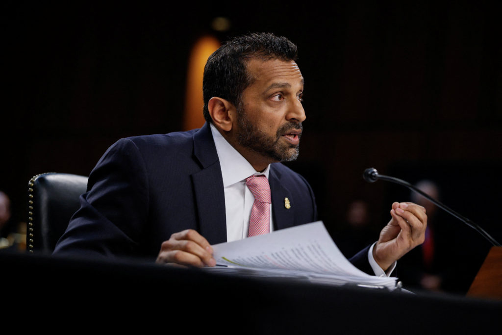 Patel addresses questions about FBI presence at polling locations