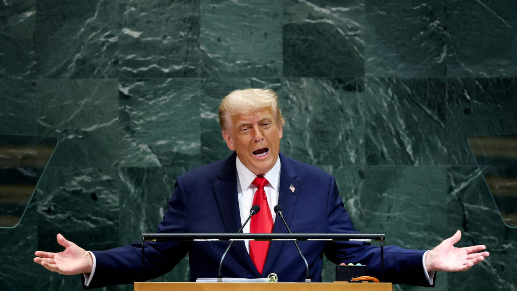Trump speaks at the United Nations General Assembly