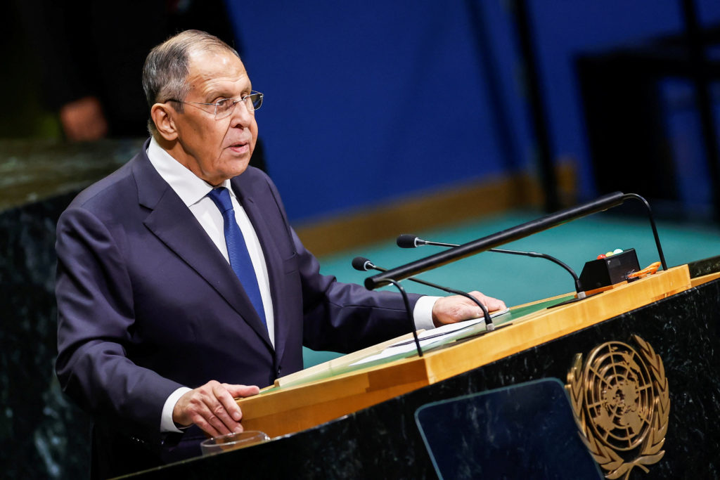 German and Russian foreign ministers meet at United Nations General Assembly