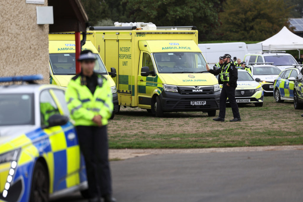 Five men arrested near air base in connection with suspected terrorist activity
