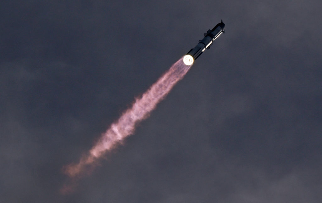 SpaceX's Starship launches into orbit for the first time