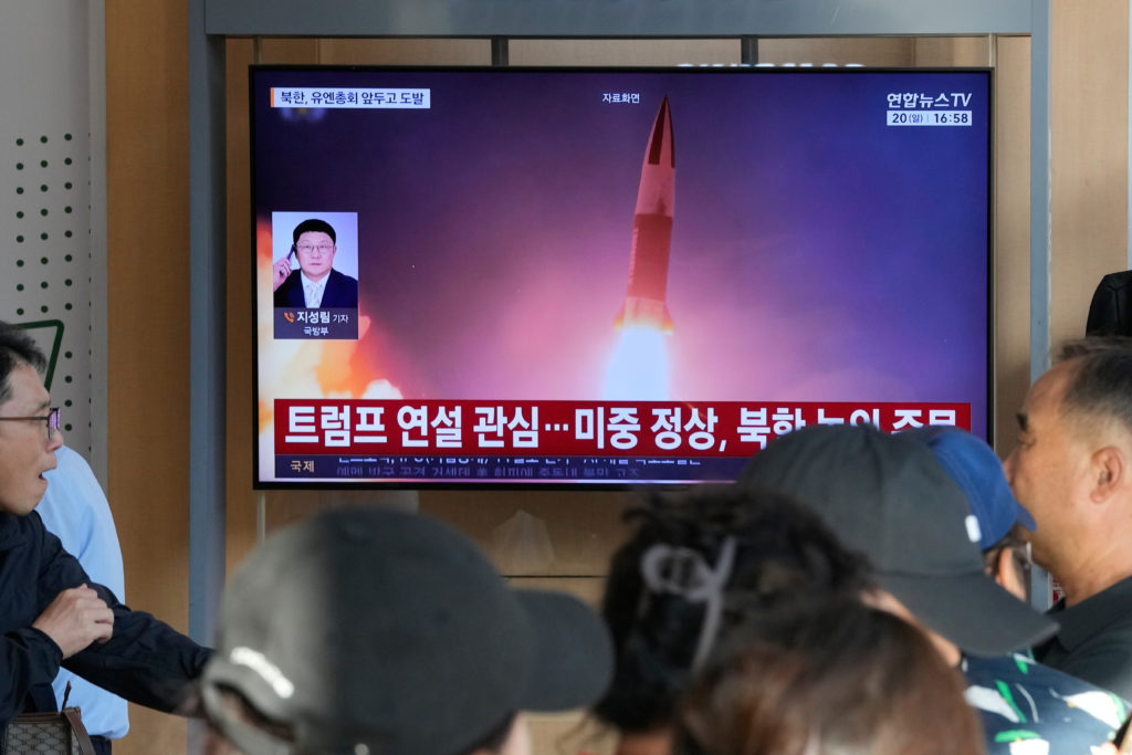 North Korea launches two ballistic missiles into the sea