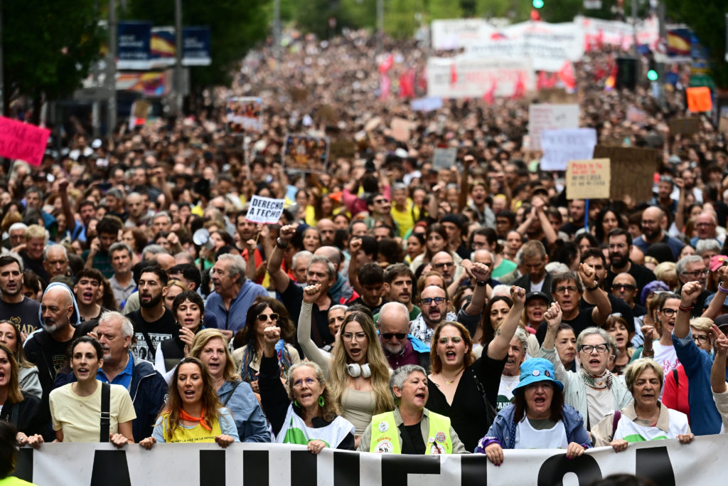 Spain faces housing protests following eviction of elderly woman