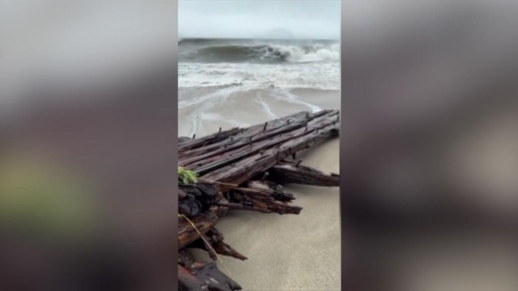 Possible 19th century shipwreck found on Nantucket during storm