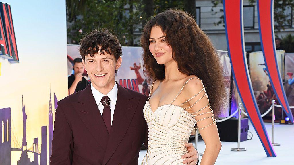 Zendaya and Tom Holland attend London premiere of Spider-Man film together