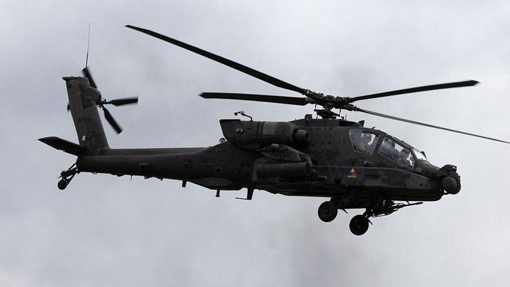 Military helicopter crashes in central Texas, two confirmed dead