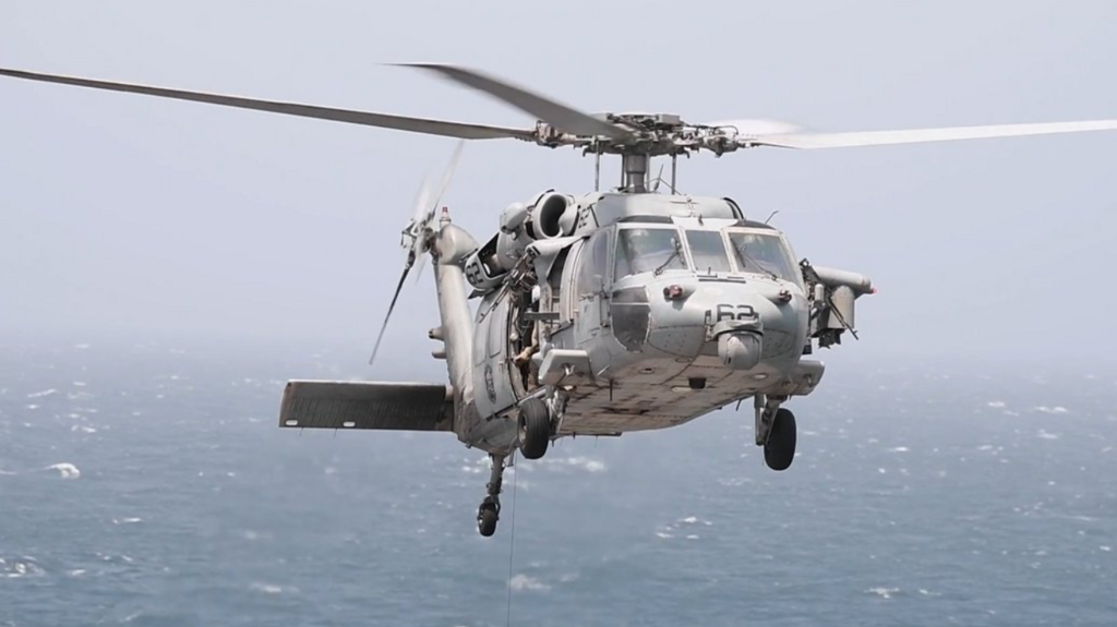 US Central Command reports helicopter attack on cargo vessel in Gulf of Oman