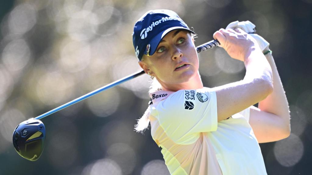 Charley Hull and Lottie Woad compete in Women's Open at Royal Lytham and St Annes