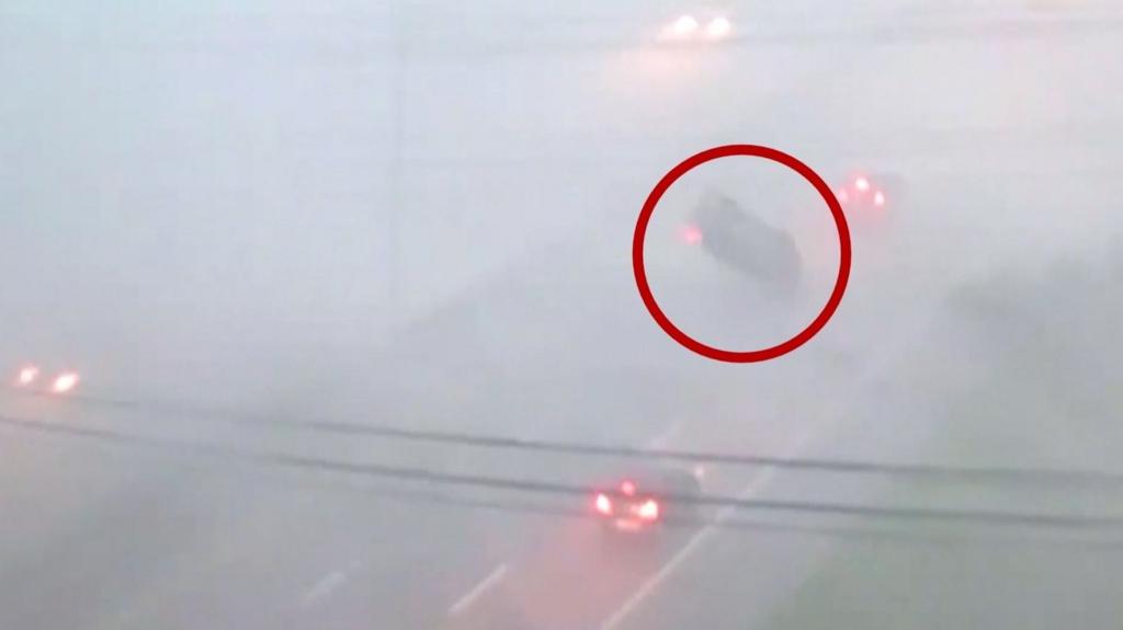Severe storms cause vehicle overturn and flooding in Ohio