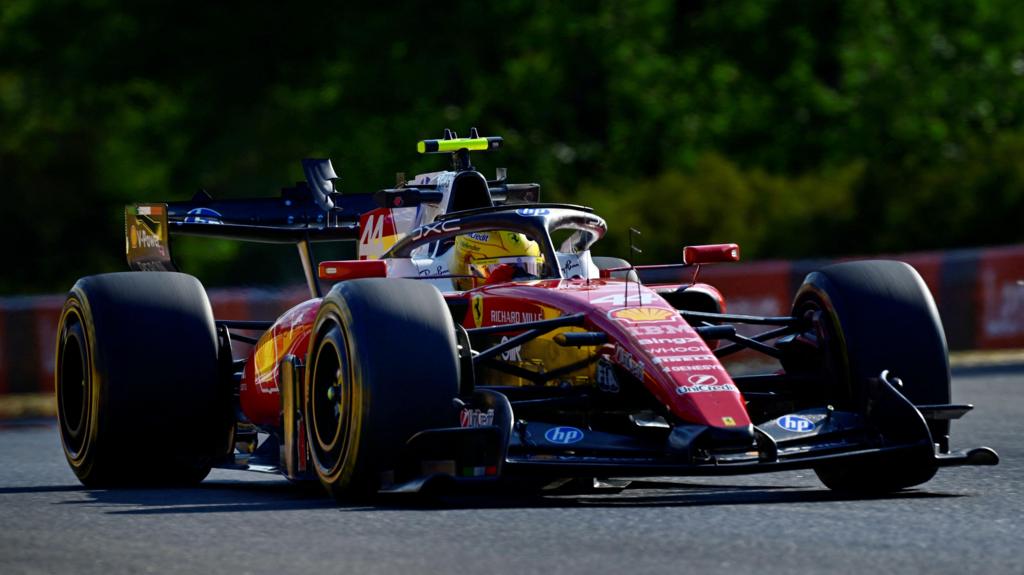 Hamilton finishes first in Hungary Grand Prix practice session