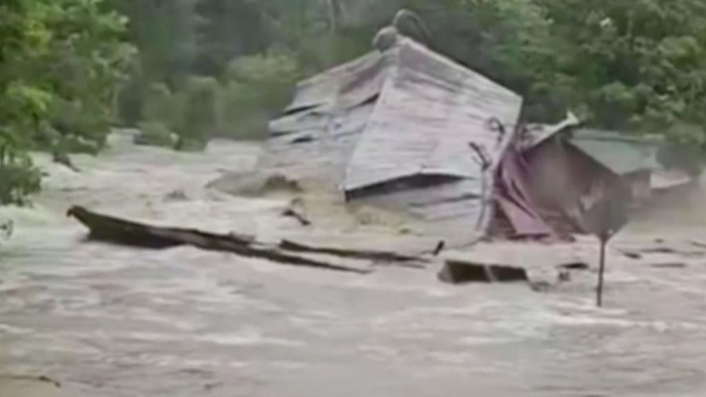 Flash flooding impacts structures and roads in Northeast US