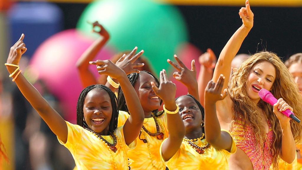 Ghetto Kids perform at World Cup final alongside Shakira