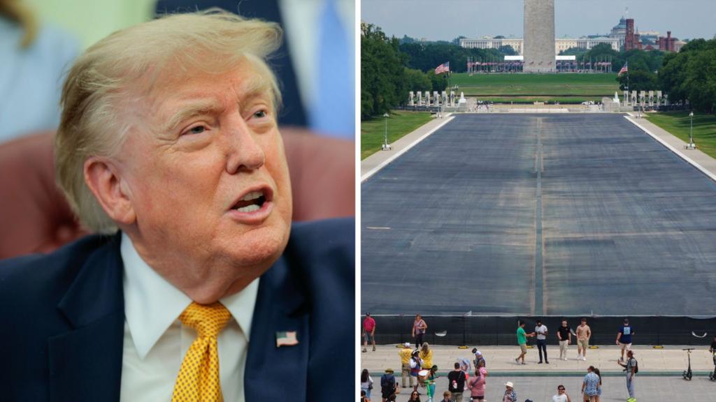 Trump comments on dismissal of vandalism charges in Reflecting Pool case