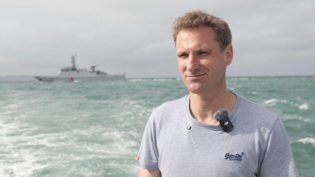 French patrol boat reportedly fired shots during BBC interview
