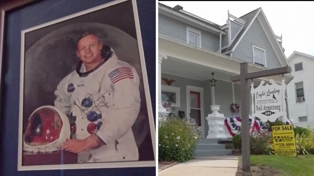Neil Armstrong's childhood home listed for sale in Ohio