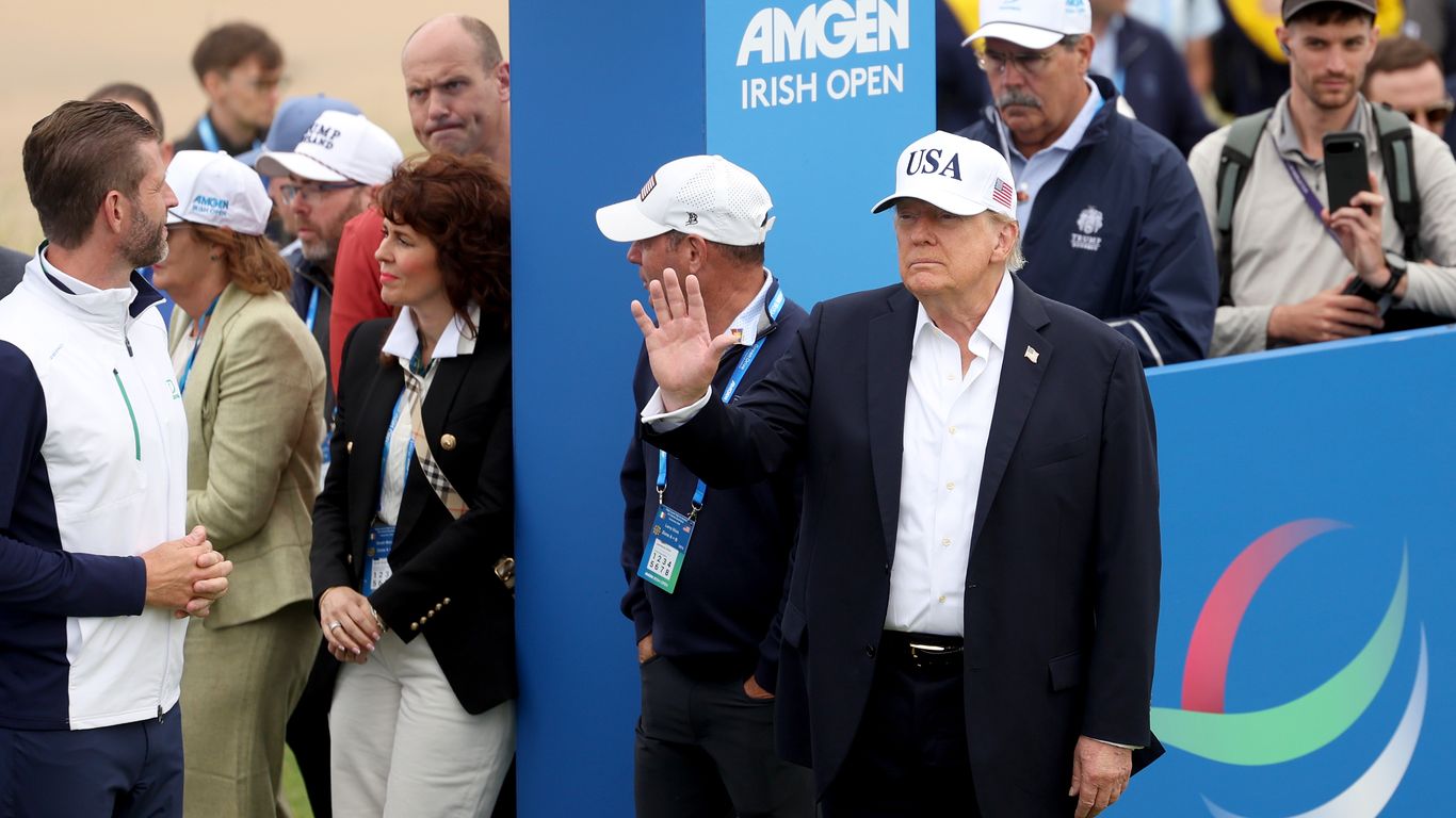 Trump expresses support for united Ireland during Dublin visit