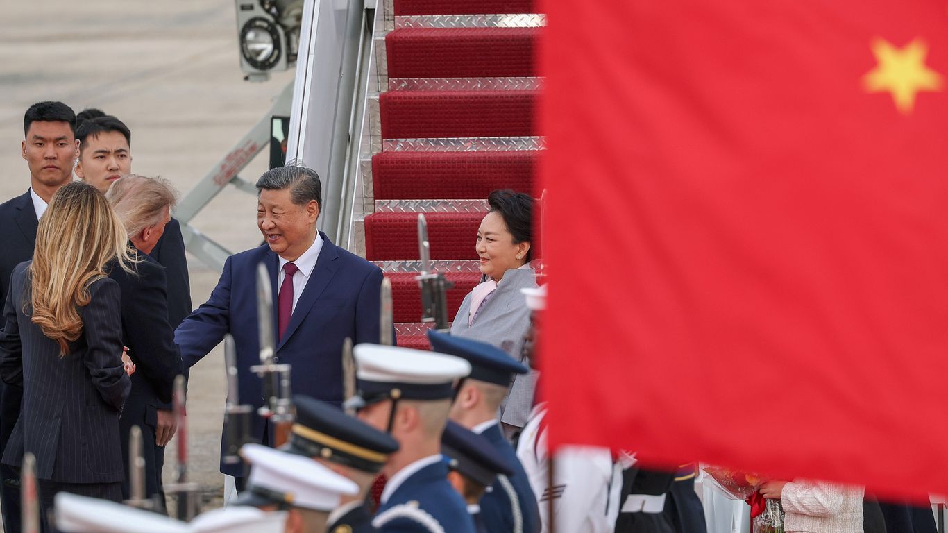 Trump welcomes Xi Jinping at Joint Base Andrews during state visit