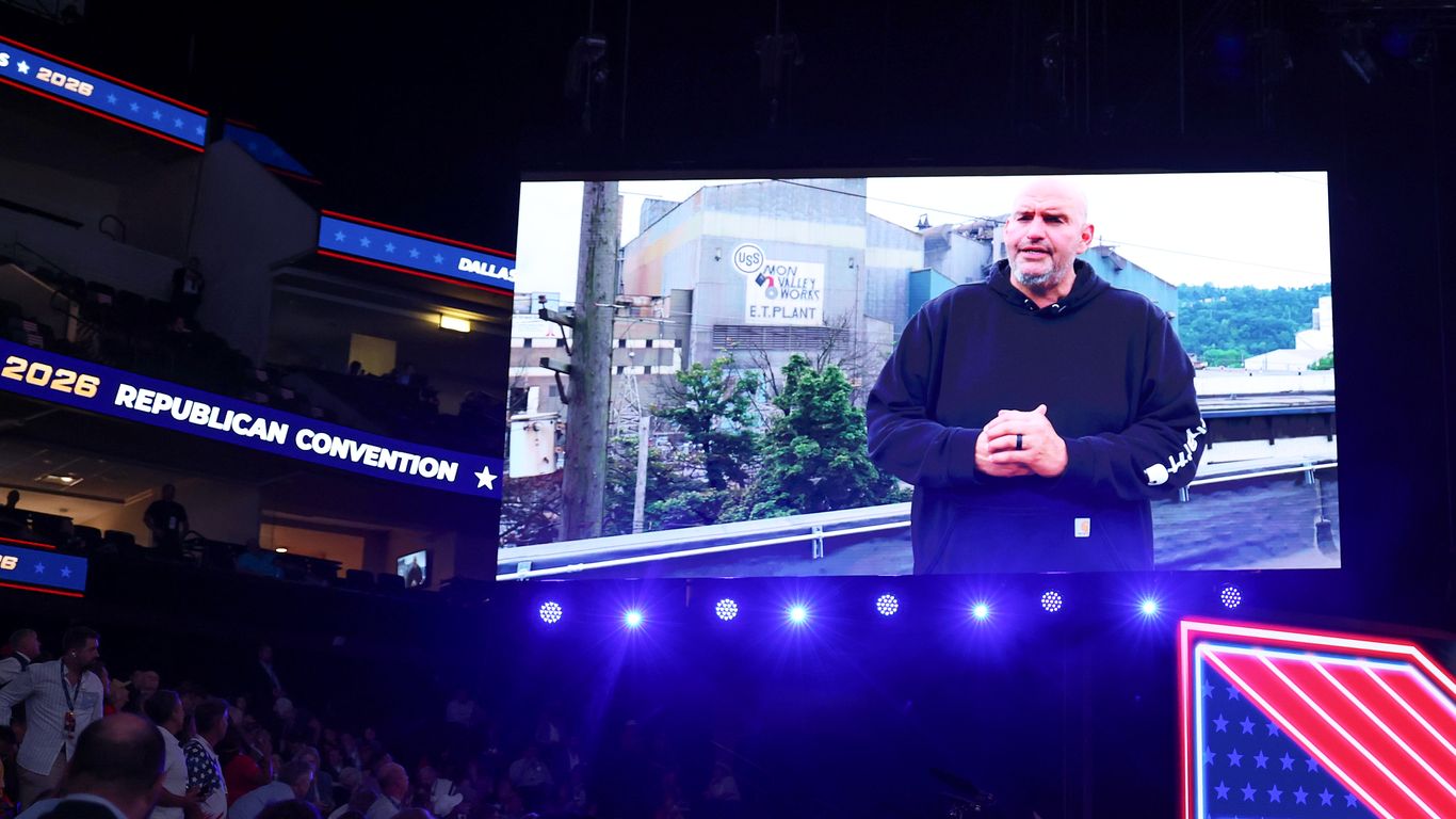 Republican Convention Invites Democratic Senator John Fetterman