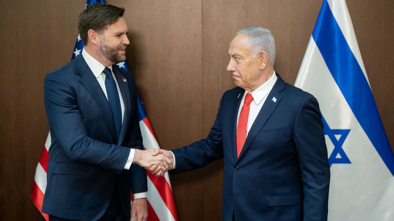 Netanyahu and Vance discuss differences in Washington meeting