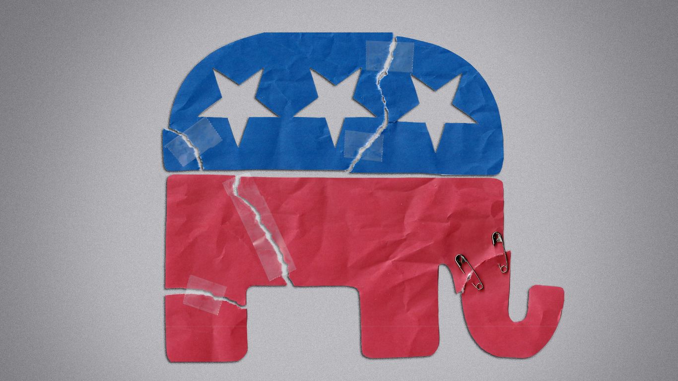 Republicans distance themselves from Trump on policy issues
