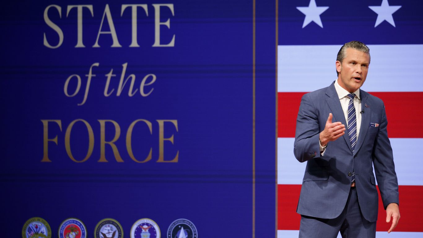 Hegseth addresses media criticism and military command changes in annual speech
