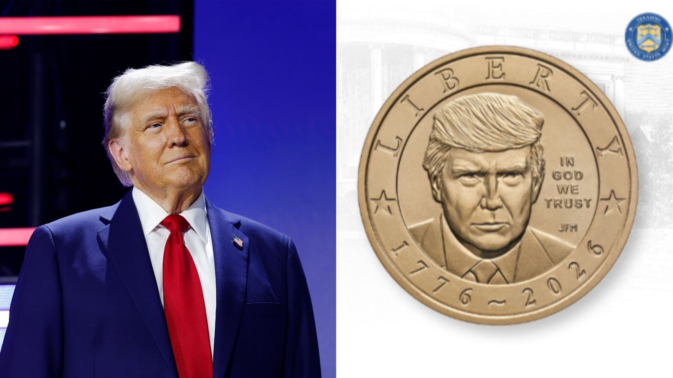 U.S. Mint begins selling $1 Trump coins as legal tender