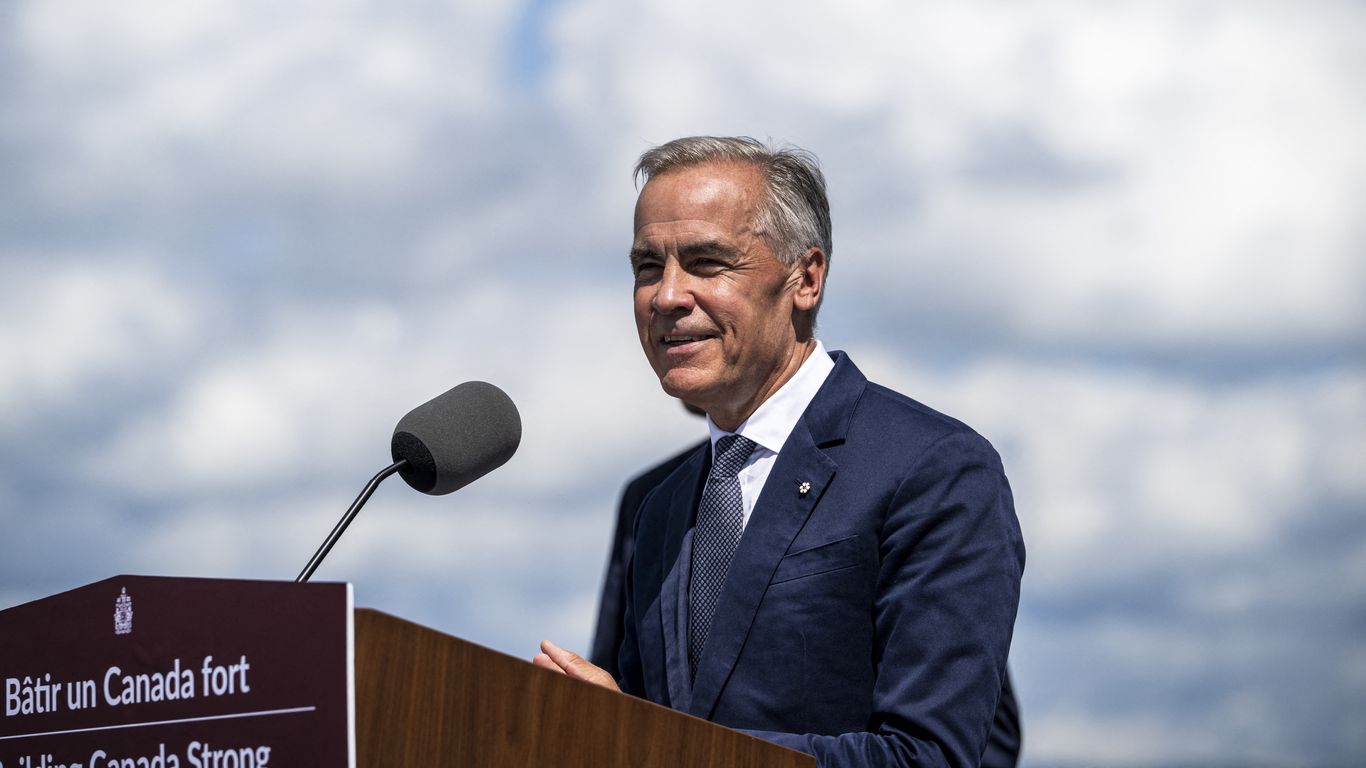 Mark Carney responds to tariffs from Trump administration