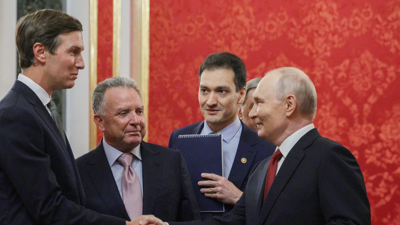 Witkoff and Kushner meet with Putin to discuss Ukraine conflict resolution