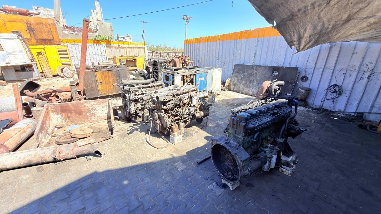 Gaza's Electricity Generation Affected by Restrictions on Engine Oil